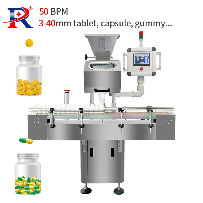 8 Lane Capsule And Tablet Filling Counting Tablet Counting Machine Automatic Small Tablet Counting Machine