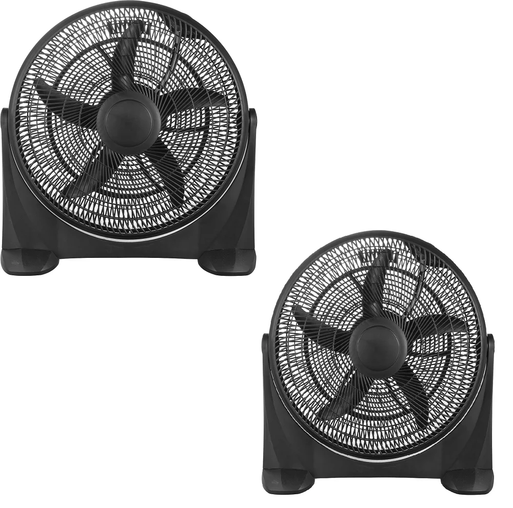 South African  fashion design Box Fan  Oem Household Appliances Plastic Air Cooling 20 Inch Floor Fan