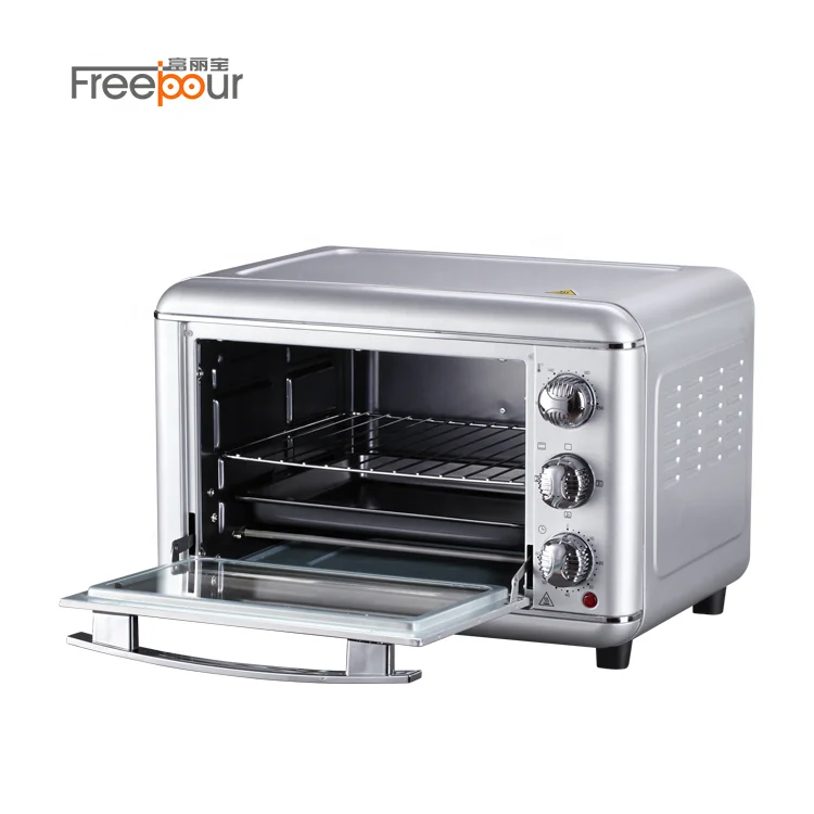 1400W 220V 23L Electric deck oven 3 rack with cake pizza baking function timer function toaster oven