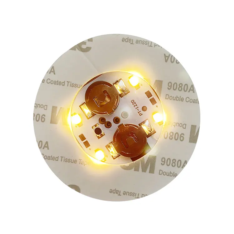 Novelty Lighting Color Changing Festival Nightclub Bar Party Decoration Lights Glow Coaster LED Bottle Light Stickers