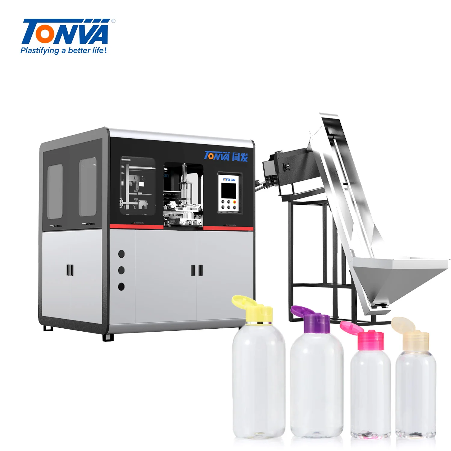 500ml 1000ml PET Shampoo Plastic Bottle Blow Molding Making Machine