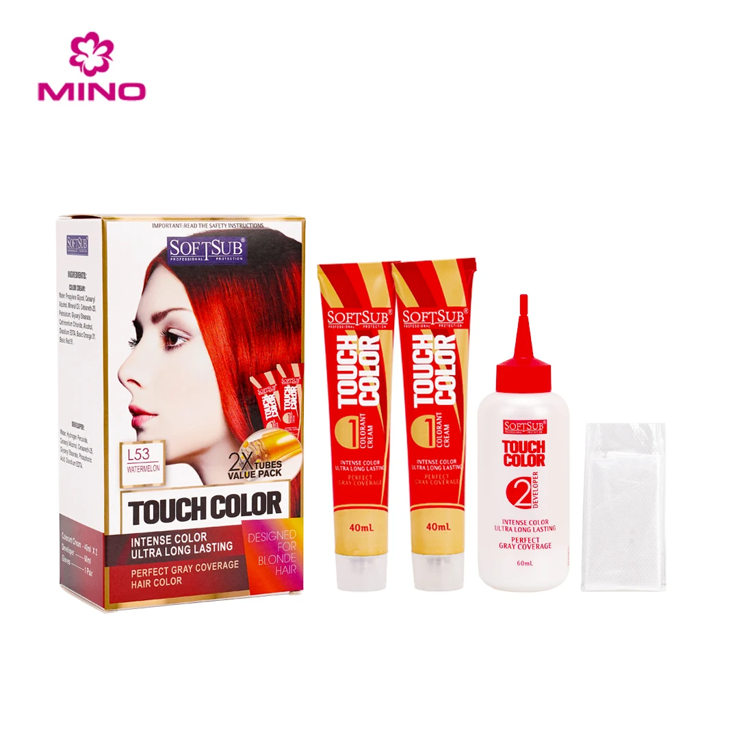 Organic Low Ammonia Argan Oil Permanent Hair Dye Professional Hair Color Cream Hot Sale Oem Popular 93 Colors Hair Directly