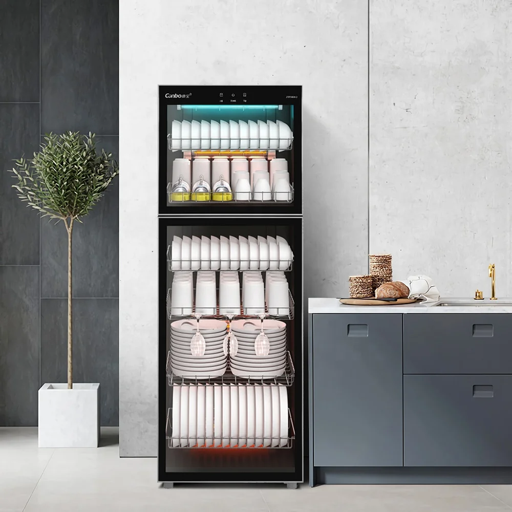 School disinfection cabinet student dish 300L UV sterilization equipment for bowl