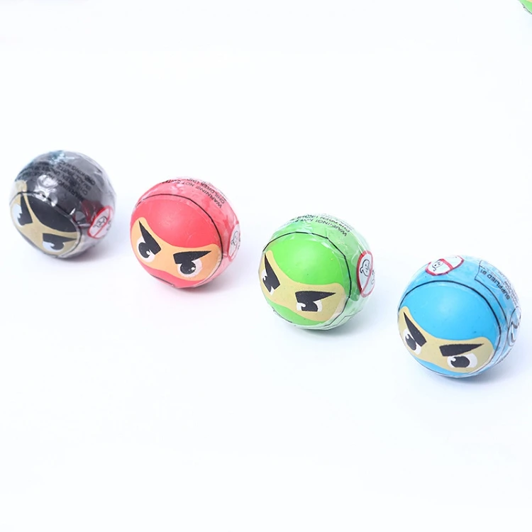 Manufacturers supply 32mm printed ball color bounce ball children interactive bounce ball For capsule  Vending Machine
