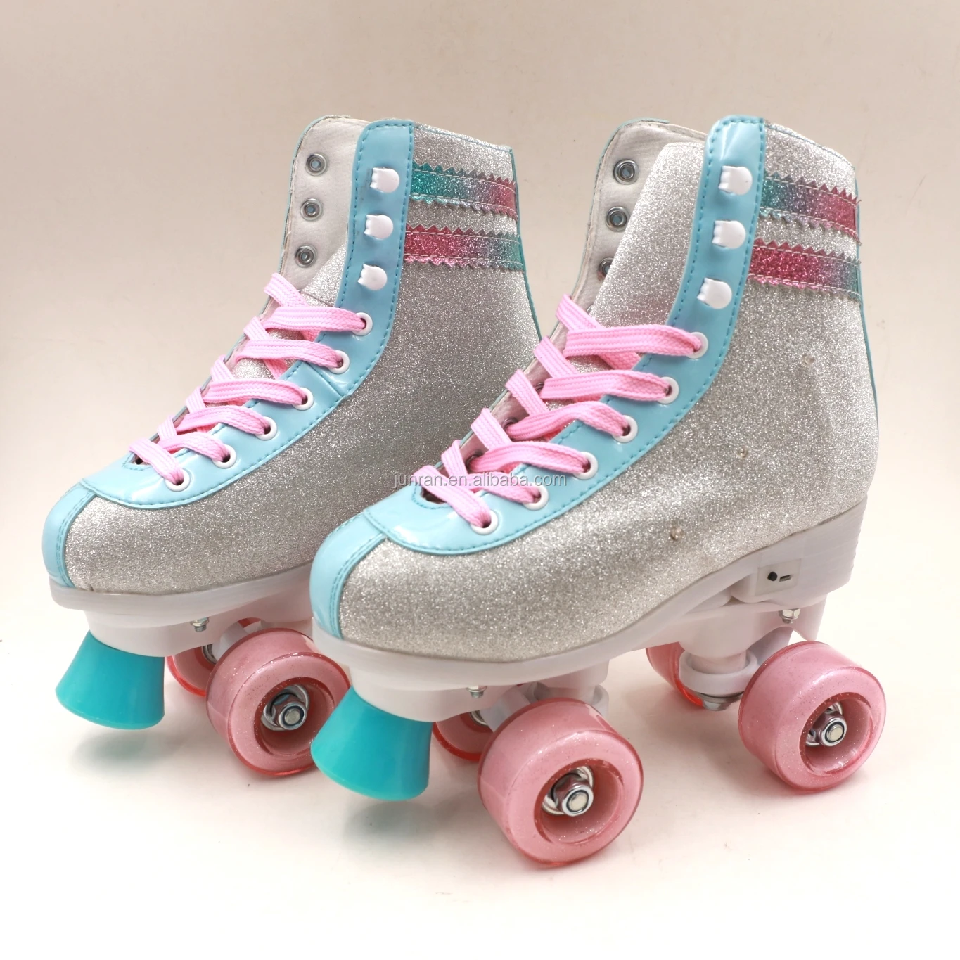 Roller Skates Professional Home Use Durable Quad Roller Skate With PVC Leather