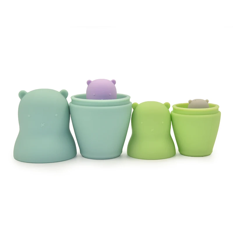 Hot selling Gift Crafts Cute Bear Nesting Doll new design Custom Shaped Russian Matryoshka Dolls Wholesale stackers