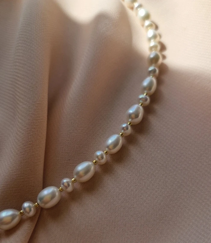 High Quality Fresh Pearl Pendant Necklace Vintage And Dainty Handmade Fresh Water Pearl Necklace Anniversary Women Gifts
