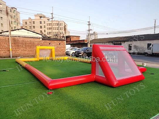 Floating inflatable water football field/water polo field /inflatable beach water polo court for adult