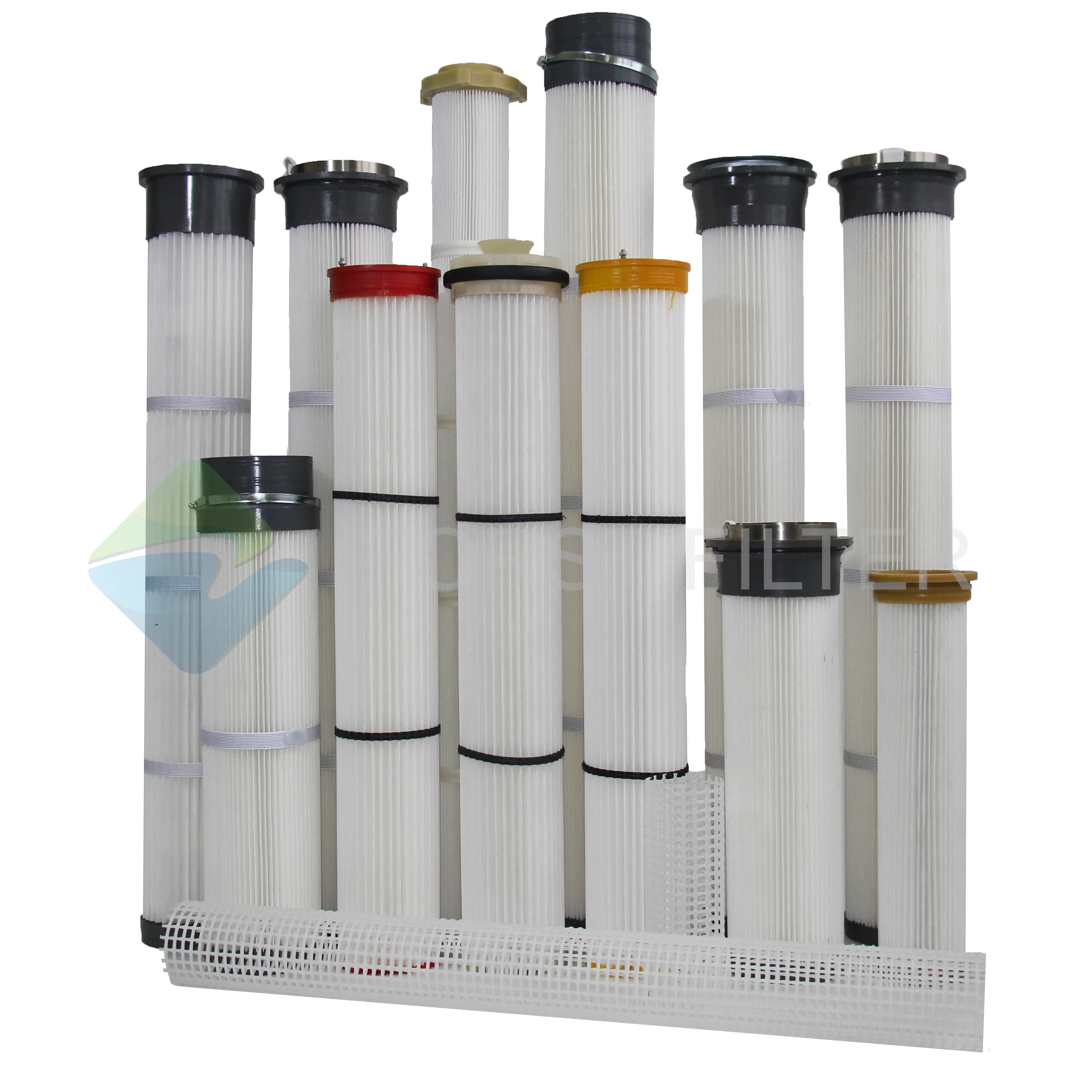 Factory Hepa Filtration Cement High Filtration Air Dust Cleaning Type Pleated Filters Cartridge