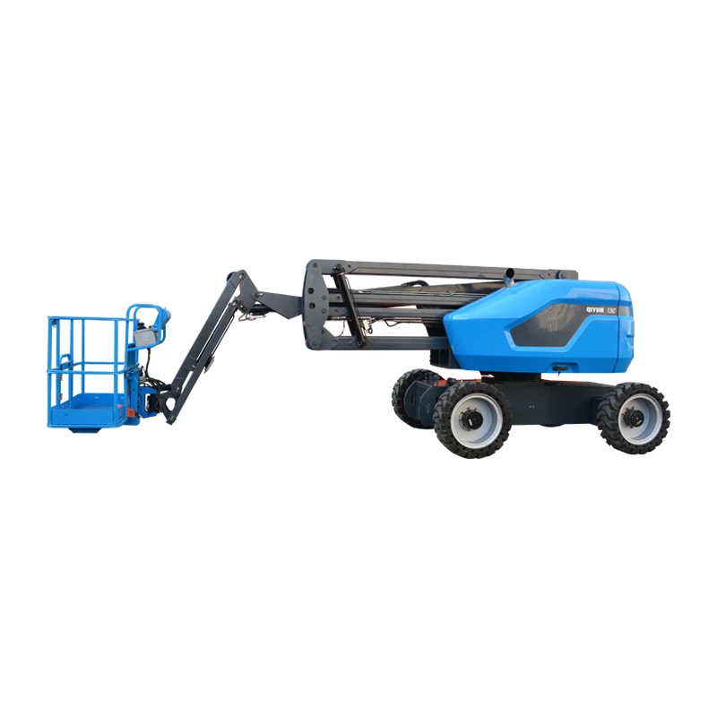 Qiyun 14m-25m Towable Self Propelled Articulated Boom Lift Aerial Lift for construction works