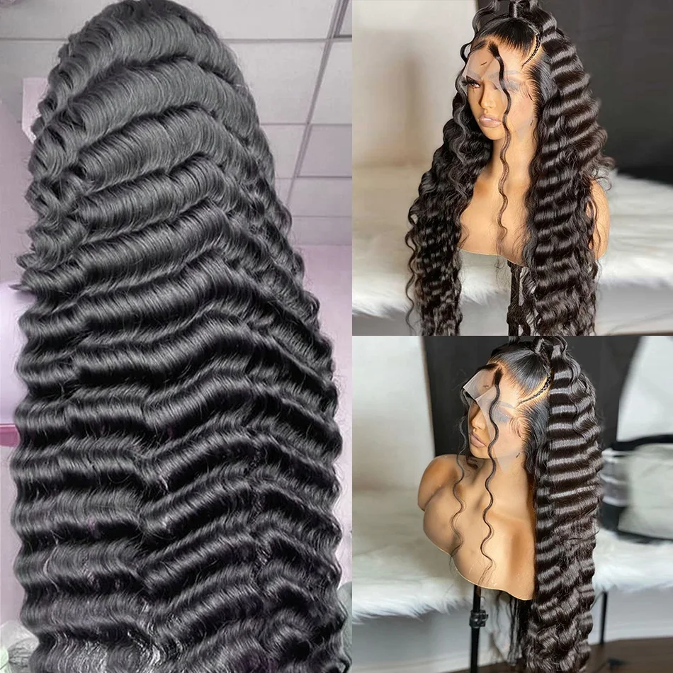 Quality Peruvian Virgin Braided Wigs Human Hair Lace Front 360 French Lace Human Hair Wigs For Black Women HD Lace Frontal Wigs