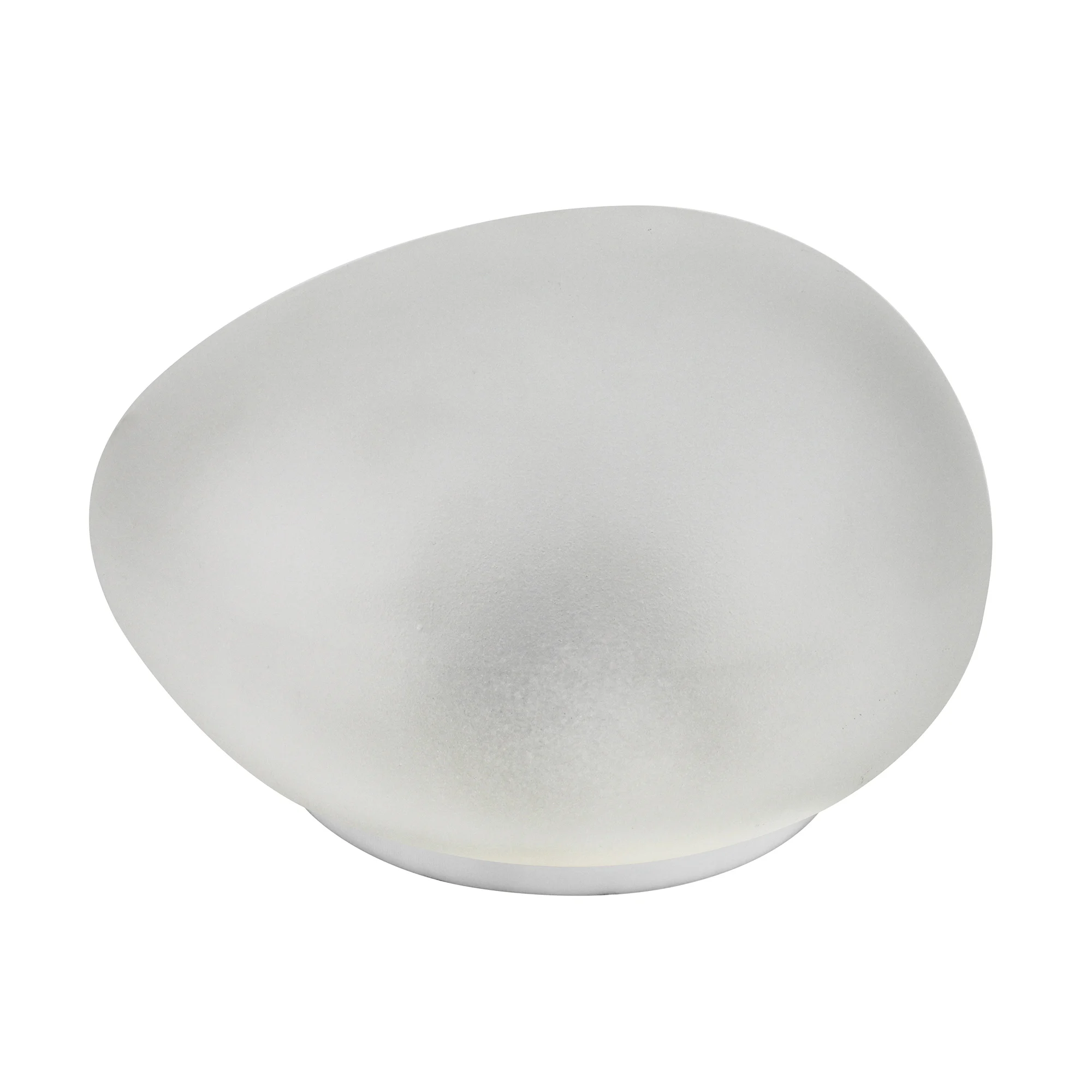 Set of 2 LED Warm White Solar Powered Glass Pebble Lights Stone Garden Lamp Landscape lighting