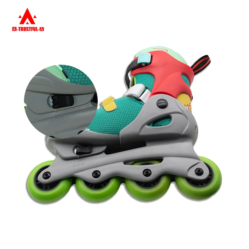 Wholesale Children love style Retractable Adjustable inline skating Outdoor roller inline skates shoes
