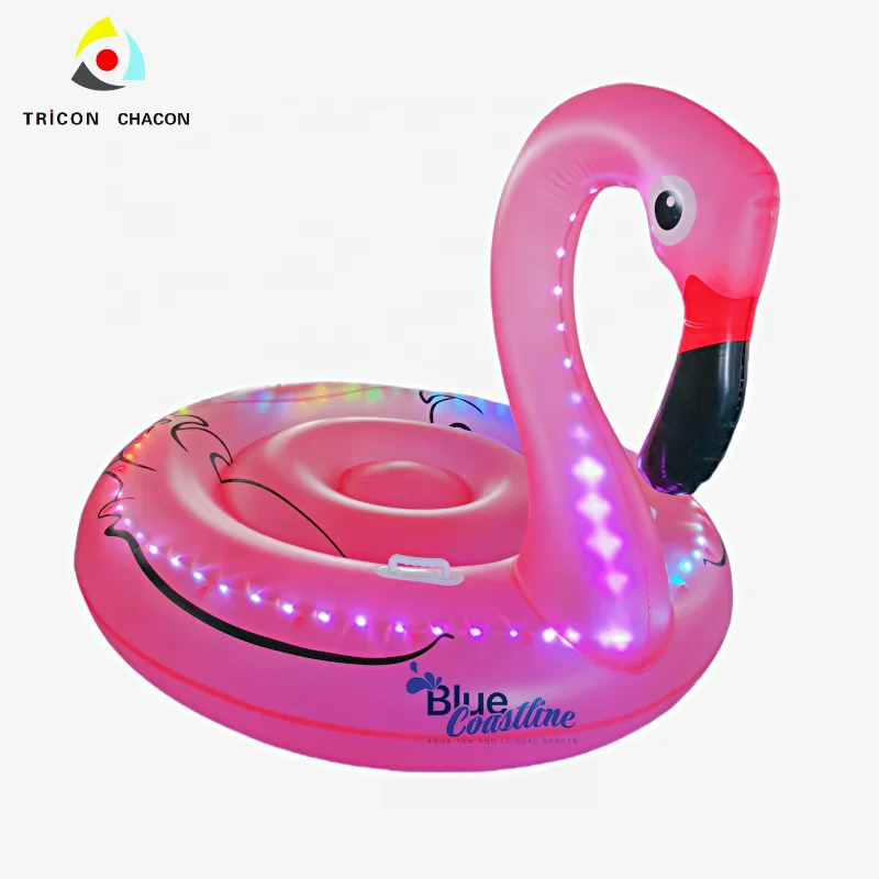 OEM pool floats for adults inflatable  LED New Arrival Swim Pool  Water Tubes Swim Ring  With Led Light