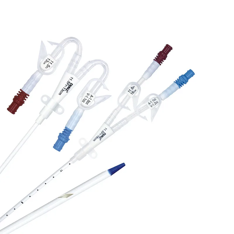 Diall Medical hemodialysis catheter kit Double Lumen Medical Uremia Therapy Dialysis Catheter Blood Purity Catheter