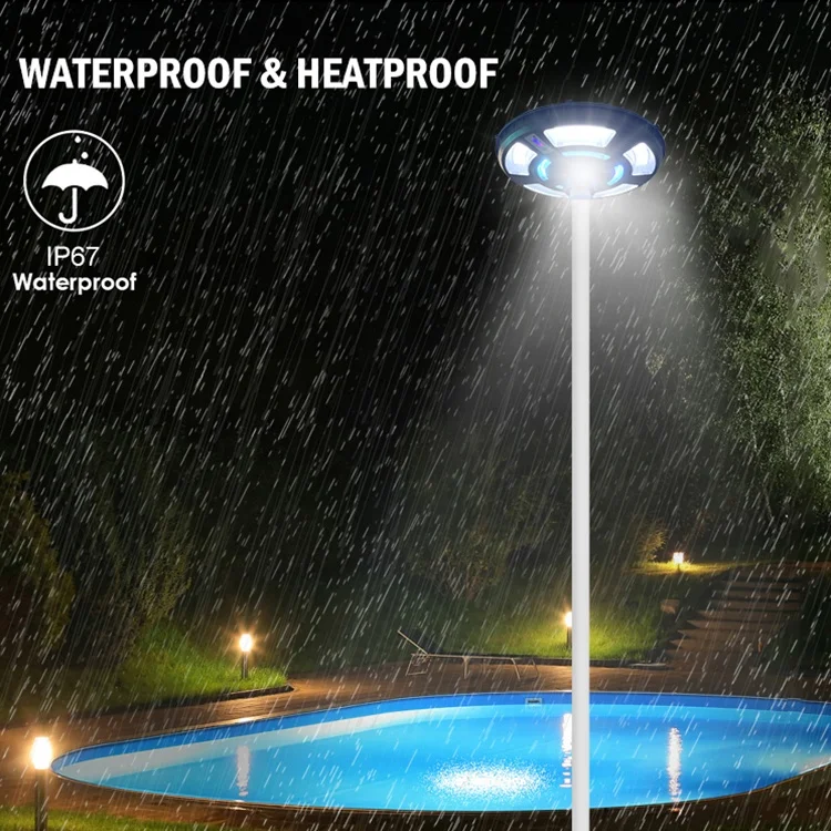 
New model decotation 300w outdoor led solar garden lights radar sensor 