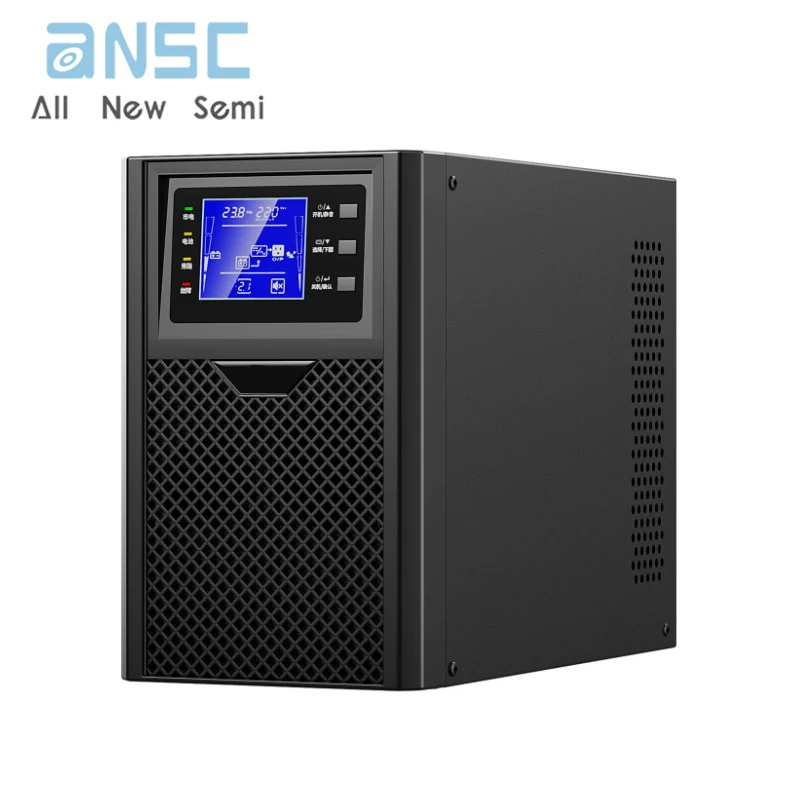 High frequency online 1KVA/900W anti power outage silent backup stabilized power supply UPS uninterruptible power supply