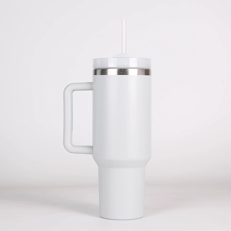 Lead Free Portable Outdoor custom stainless steel 30oz 40oz 50oz tumbler with handle straw cup insulated