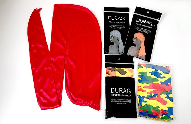  Изготовление на заказ durag шелковый атлас для мужчин и женщин индивидуальный логотип дизайн головной