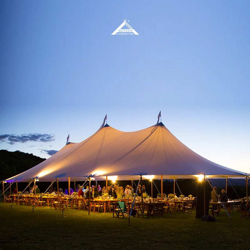 Custom Outdoor Canopy Tent 10x20m Steel Pipe Waterproof 200 People Wedding MarqueeTent Party Events Celebration Music Festival