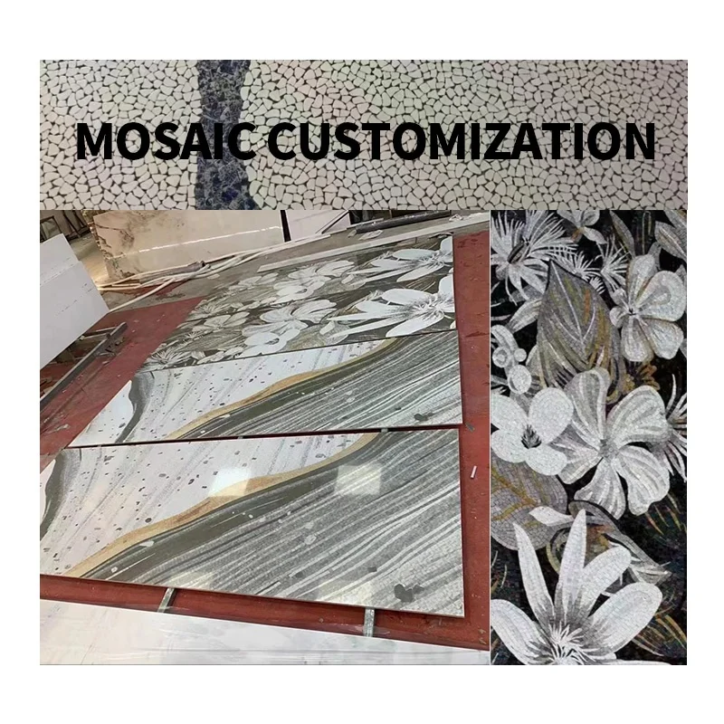 mosaic wall art murals tile pattern design glass mosaic tile for home decoration