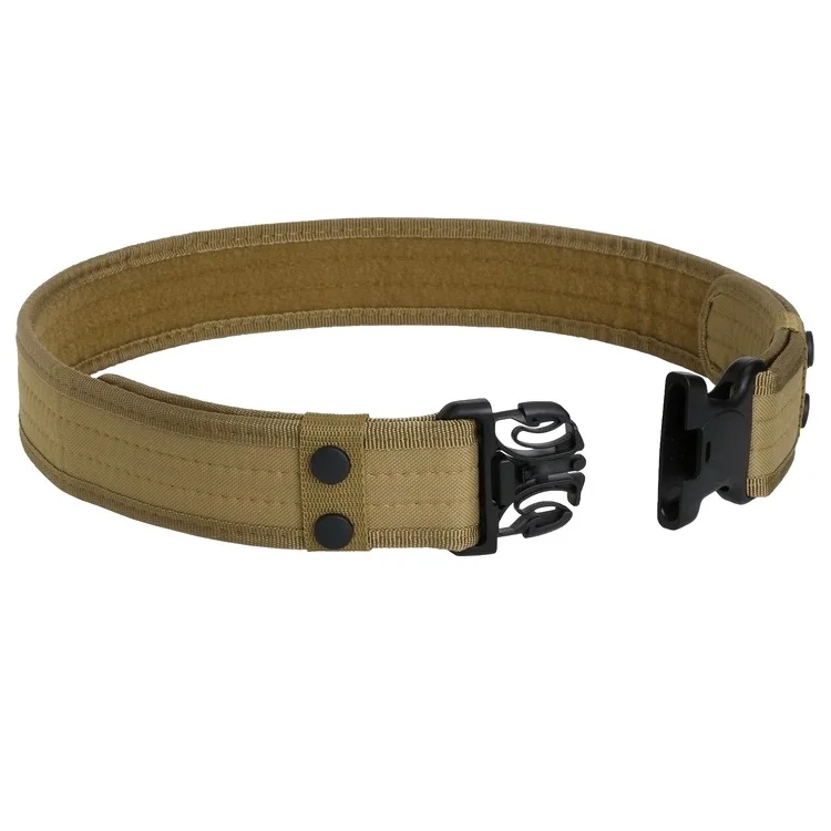 Тактический ремень унисекс прочный холст материал Охота Открытый полезный регулируемый пояс
