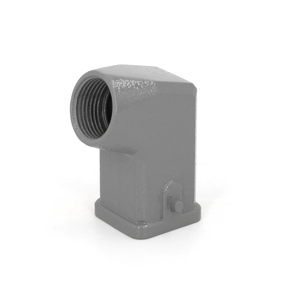 ZJHK H3A-TE-2B Top Entry Aluminium Die-Cast Material Hoods, Replace Harting Connector