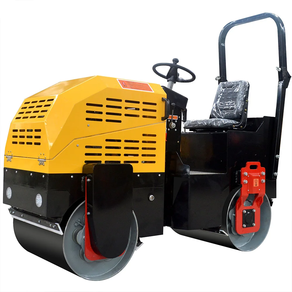 China supplier 2 ton ride-on full hydraulic vibratory new road roller machine price