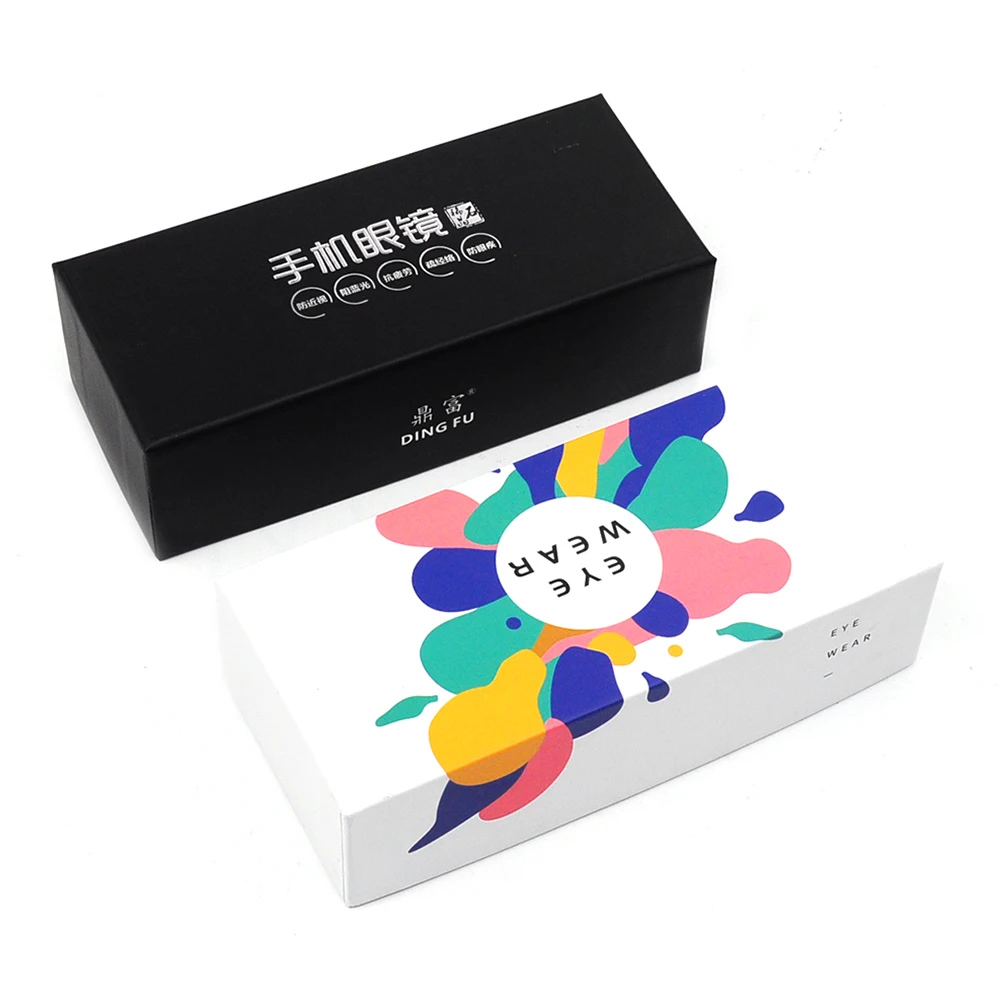 Цветные Картонные Чехлы для солнцезащитных очков на заказ оптом