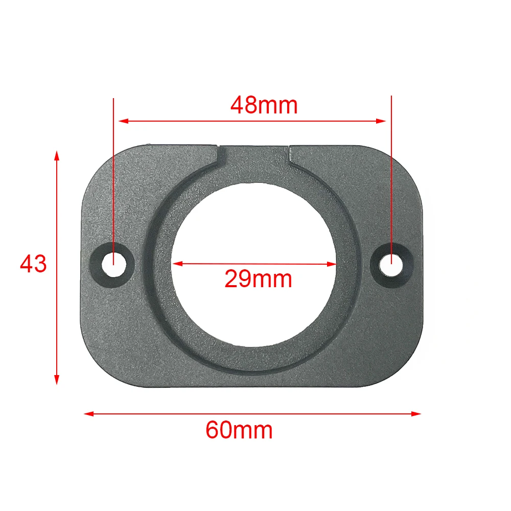 DIY Car USB Charger Socket 3 Holes Panel for Marine Cigarette Lighter Voltmeter Power Outlet Socket Panel Mount Holder