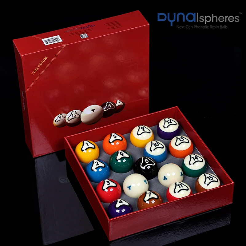 DynaSpheres Brass version 16pcs Billiard Pool Ball Set 57.2mm Billliards Accessory Next Gen Phenolic Resin Balls Bola De Billar