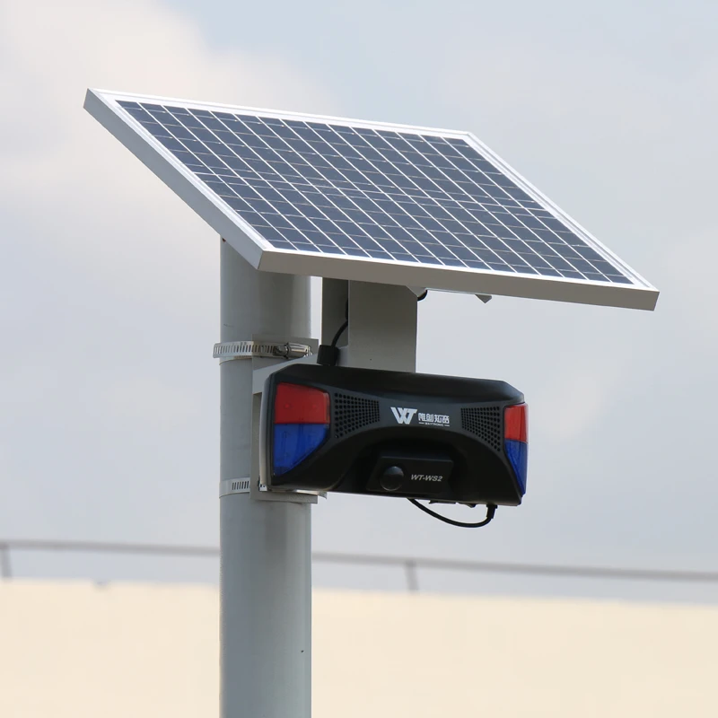 OEM Custom Mp3 Voice Swimming Pool Safe Warning Speaker Device System Garden Garage Burglar Motion Flasher Defense Alarm Siren