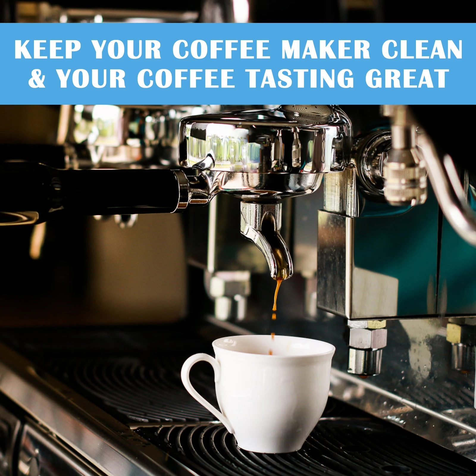 Coffee Machine Cleaner Descaling Tablets 16 Counts Effervescent Tablet
