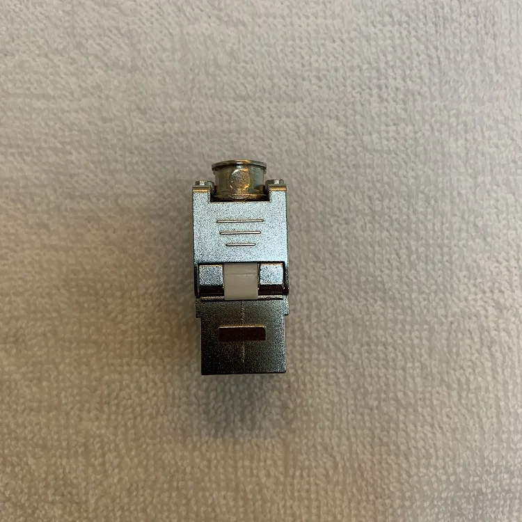 
RJ45 CAT6A 10GB экранированный цинковый бесинструментальный разъем Keystone Jack 