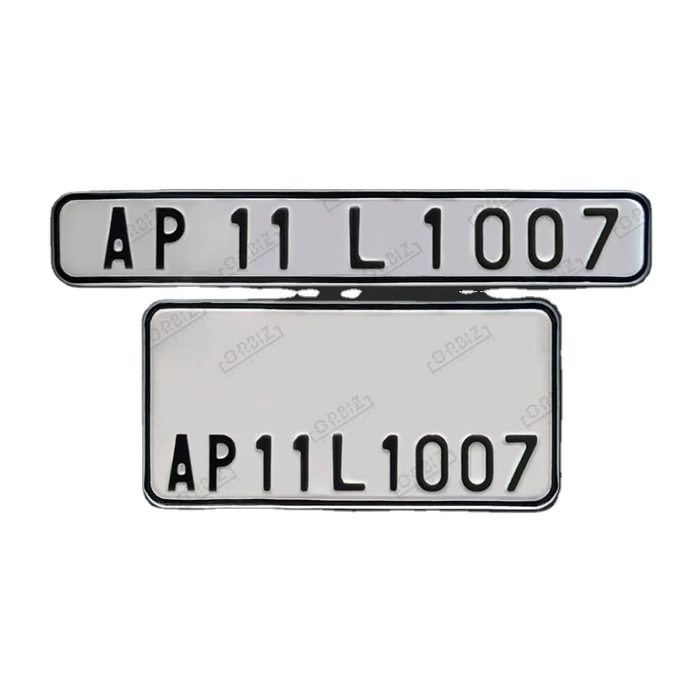 Велосипедный номерной знак, дизайн фото Obz999630 Средний Orbiz 1 мм