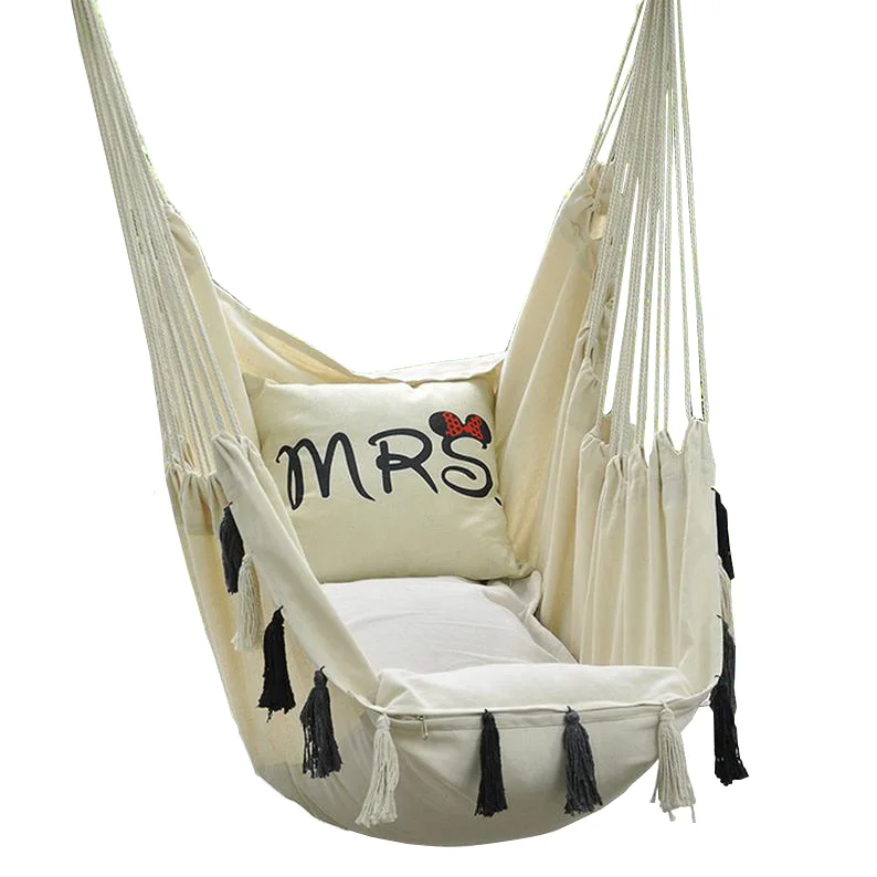 
Portable Modern Outdoor Indoor Adult Ceiling Canopy Hanging Free Standing Hammock Chair Macrame Swing With Stand 