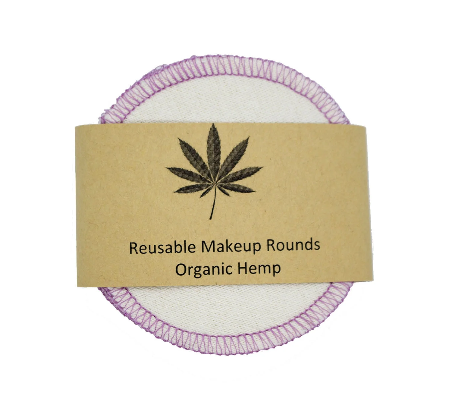 100% natural hemp makeup remover pads reusable hemp organic cotton facial rounds anti-bacterial cosmetic make up removal wipe