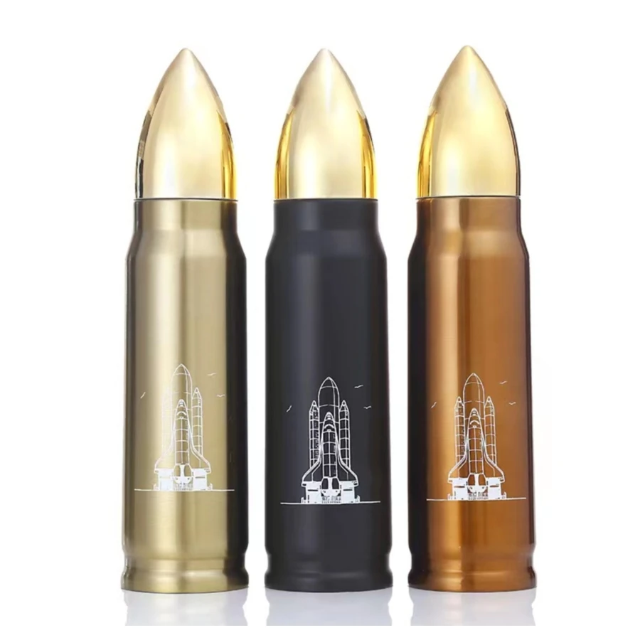 17OZ Gift Thermos Sublimation Diy Heat Transfer Vacuum Insulated 1000Ml Bullet Tumbler