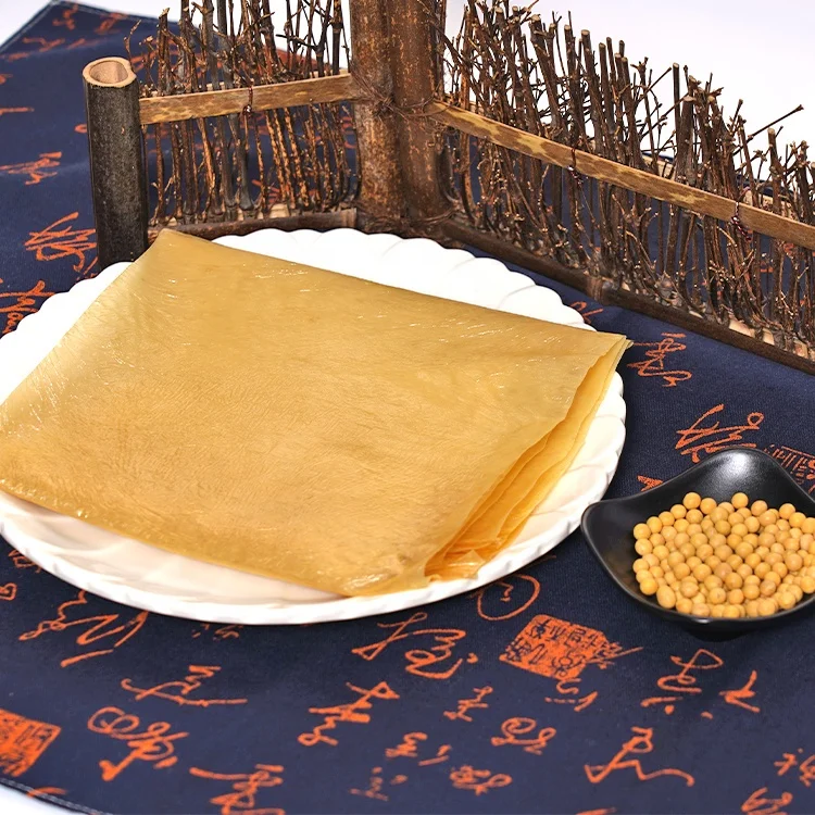 Manufacturer Offers High Quality Soybean Milk Skin Tofu Cloth Soya Skin Bean Curd Skin