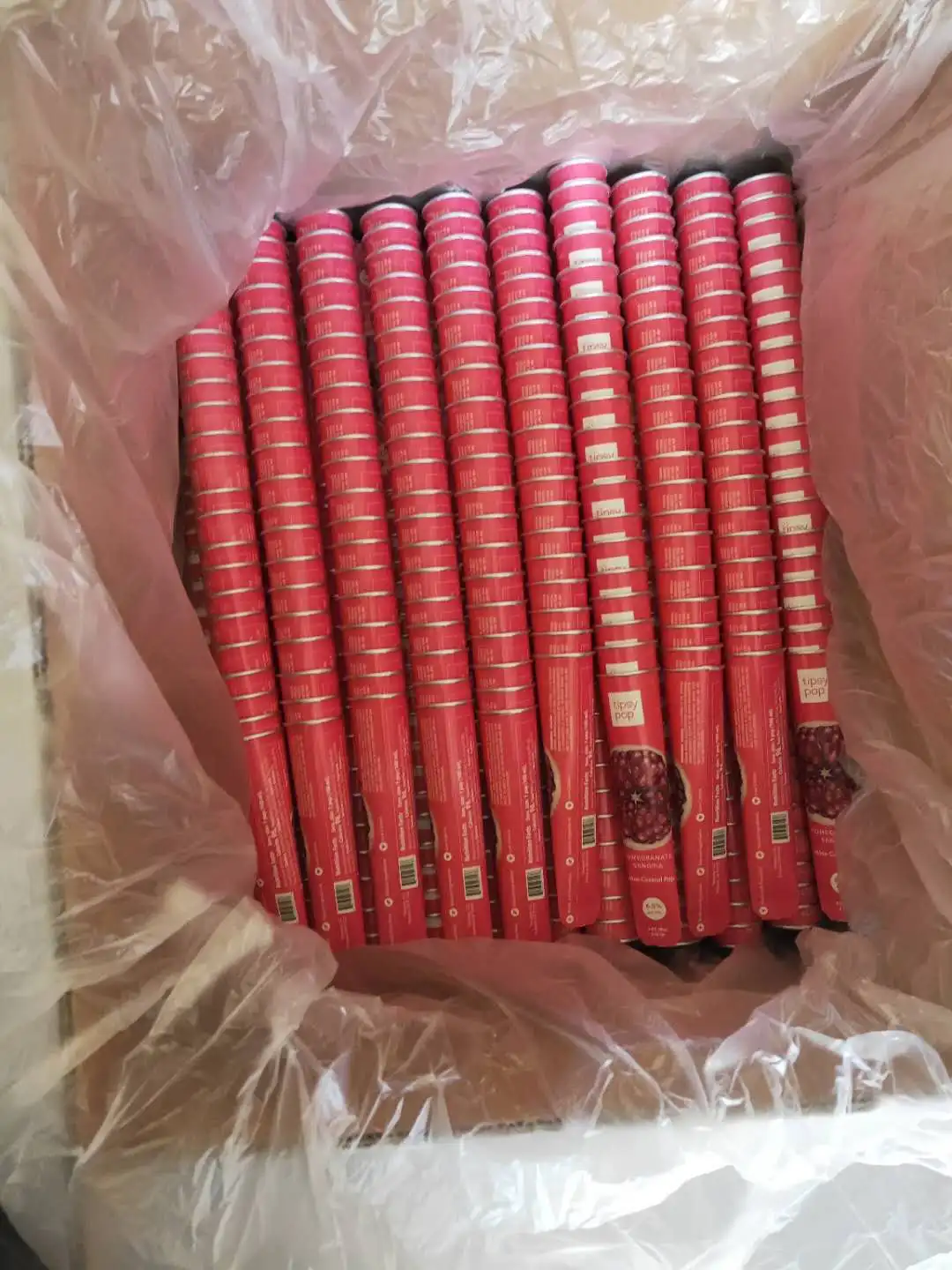 120ml packaged calippo ice cream squeeze paper cup push cup ice cream tube