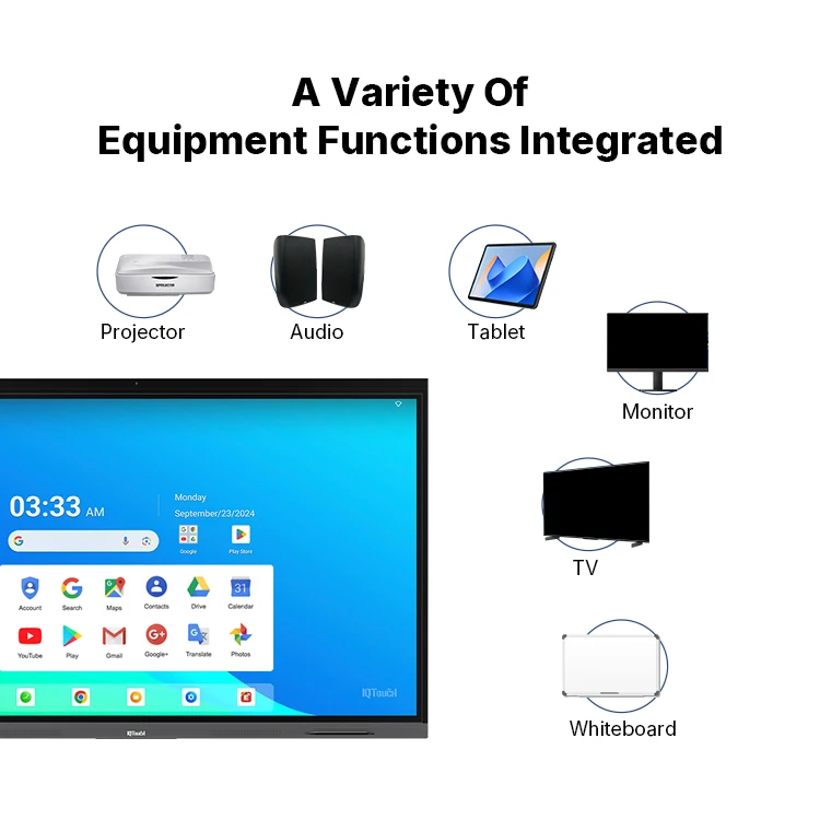 75 86 98 110 inch Multi-touch Pizarra Education Digital Interactive Smart Board Whiteboard for School
