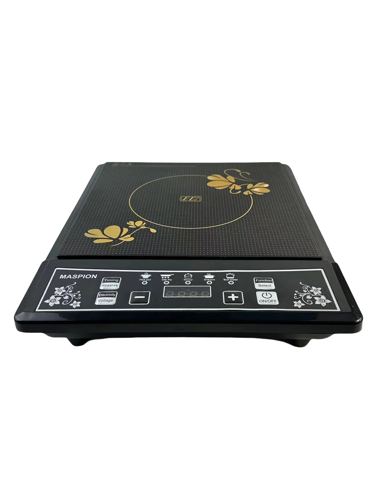 Button Type Induction Cooker Temperature Timer Perfect Commercial Induction Cooktop Cooker Electric 2200w Induction Hob