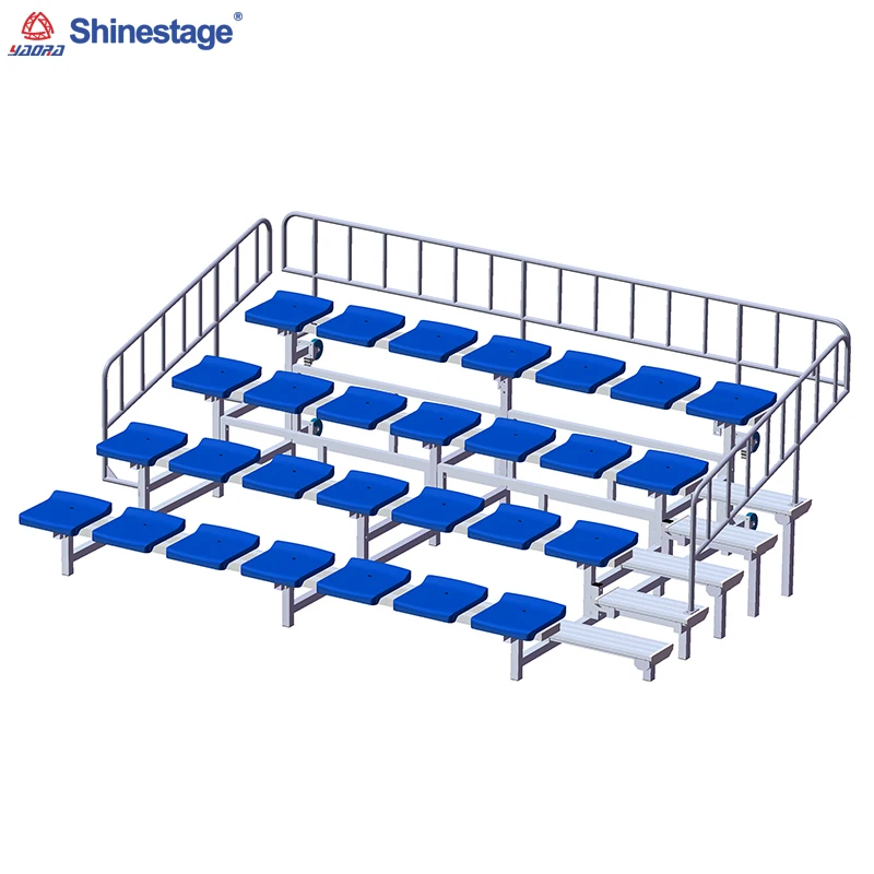 sports grandstand seating metal bleacher tribune football soccer school gradas gimnasio stadium outdoor bleacher