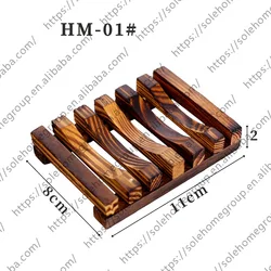 wooden soap dish soap case holder for bathroom shower waterfall drainer kitchen keep soap dry & easy to clean