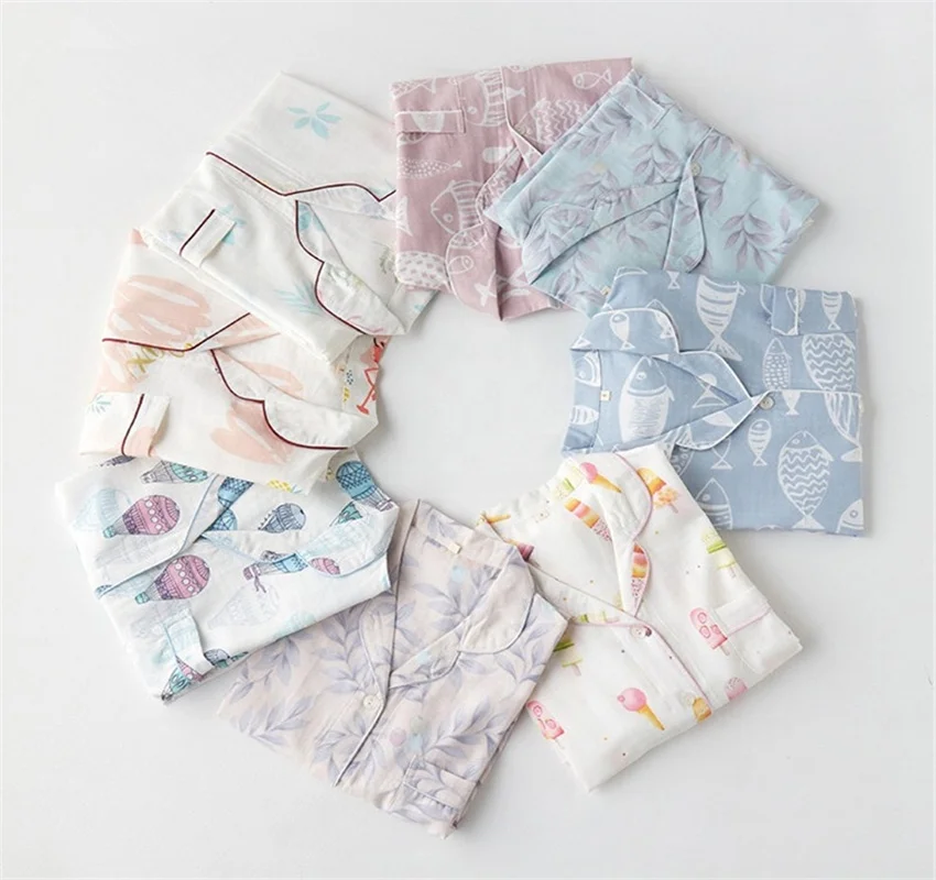 
Wholesale Girls Custom Luxury Women Cotton Nightwear Pijimas Pyjamas Pajamas 