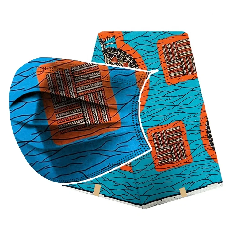 2020 new arrival ankara mas k fabric african wax print face ankara mas k fabric in stock