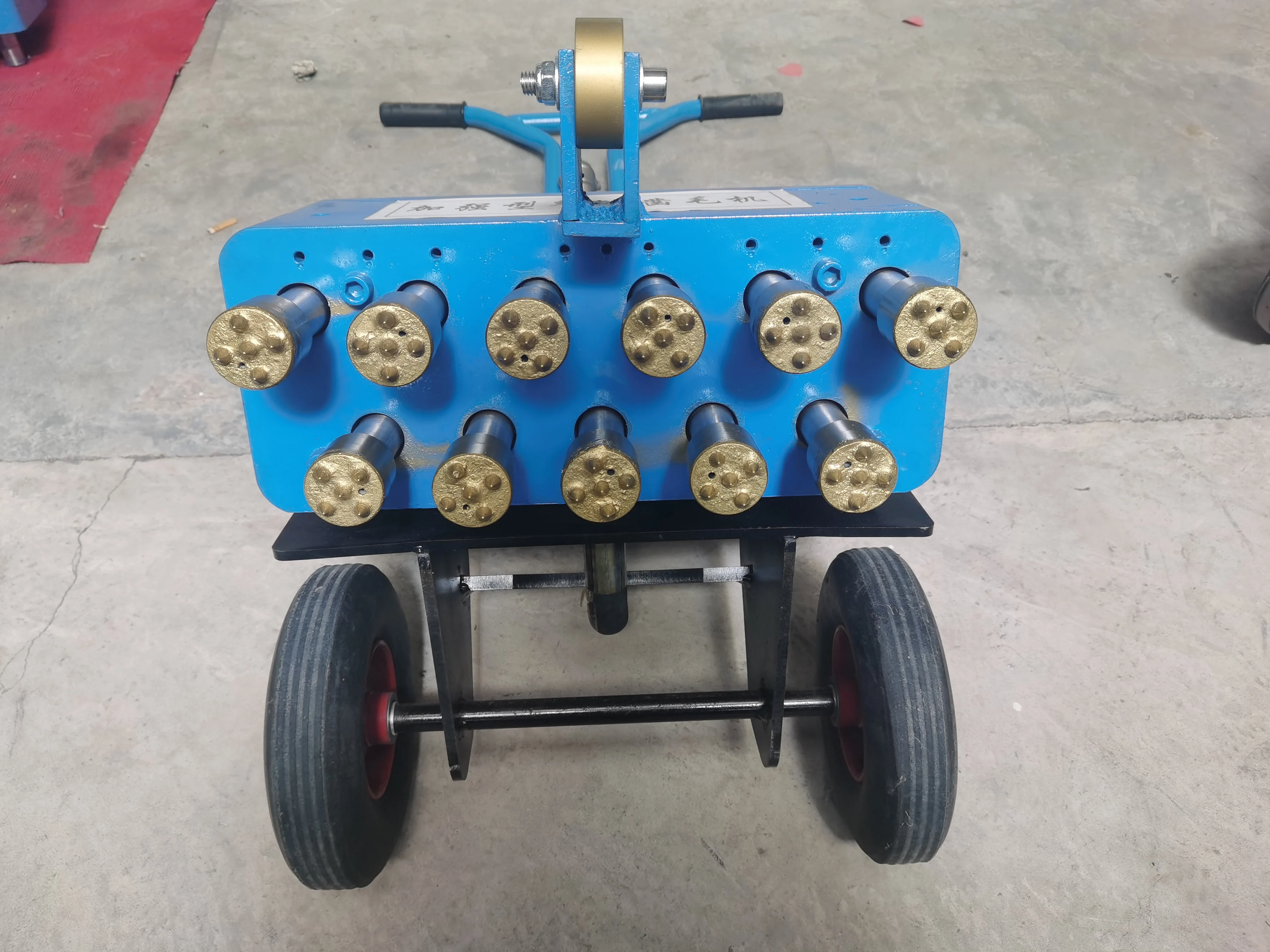 Hand-push 11-head Concrete Chipping Machine Electric Bush Hammer