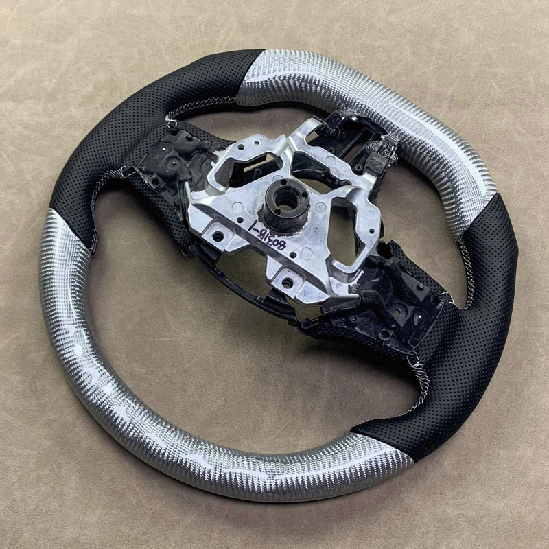 Carbon Fiber Steering Wheel LED Display Leather Alcantara For Infiniti Q50 Q60 QX50 QX30 Q50L EX QX70 FX Q70L Customized