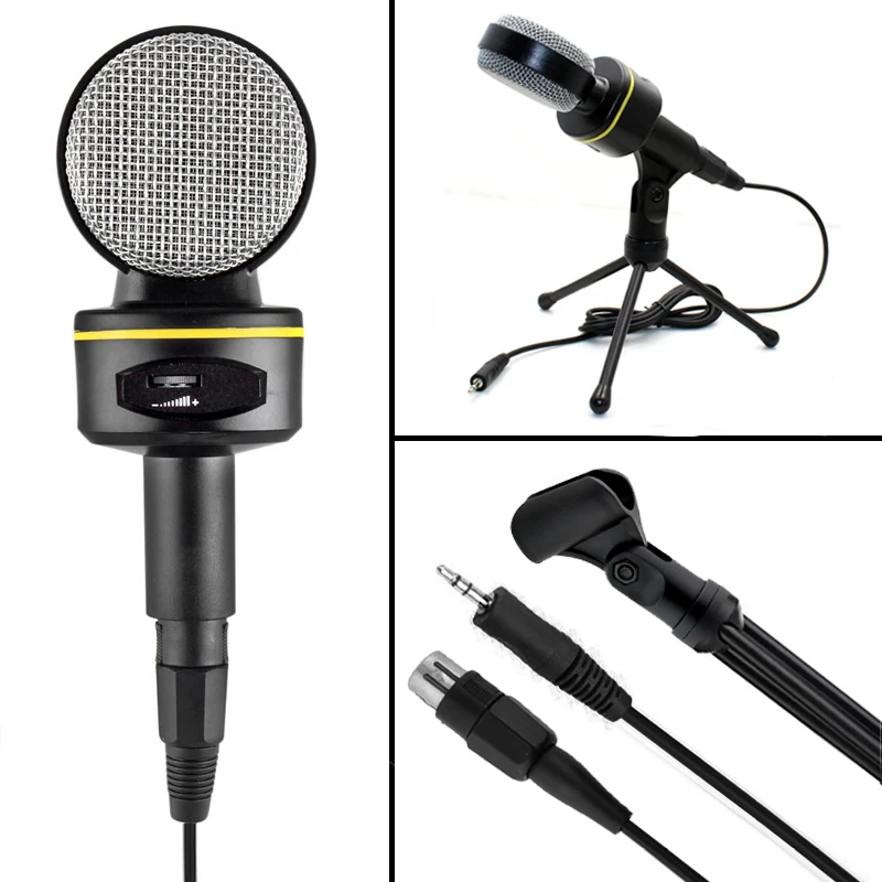 Hot SF 930 Omnidirectional Condenser Microphone Xlr Studio Microphone With Volume Control