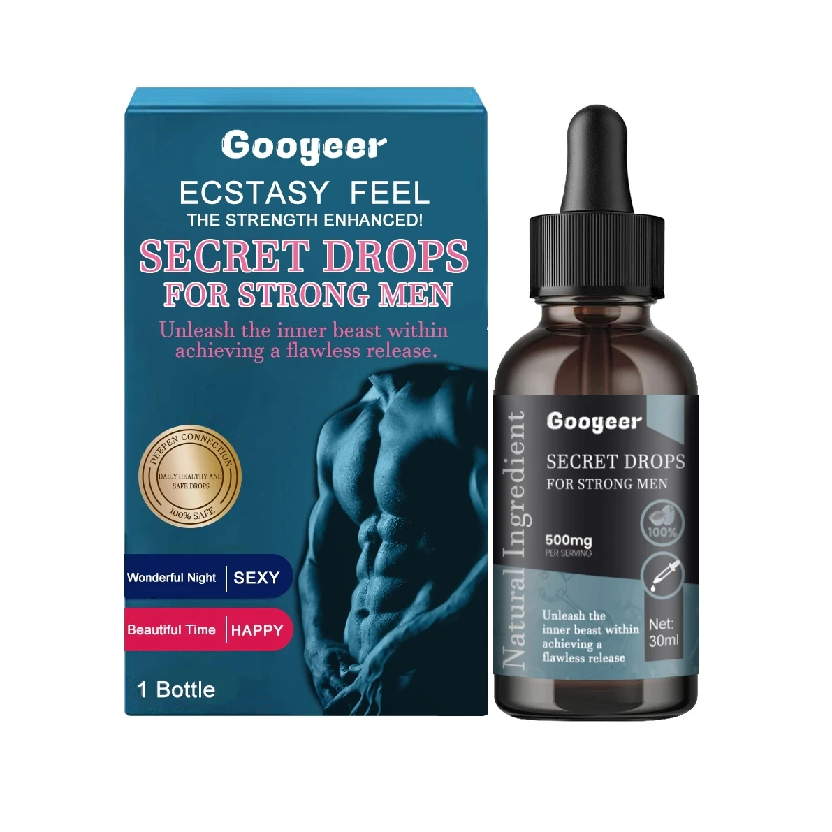 Wholesale 30ml Secret Drops For Strong Men Increase Sexual Sensitivity Men Stamina Boosting For Adult